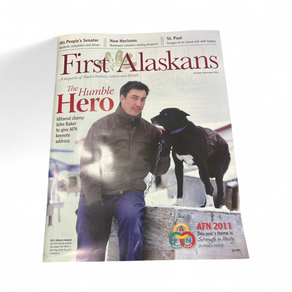 2011 First Alaskans Magazine Issue-John Baker Iditarod Champion Cover-ANCSA 40th